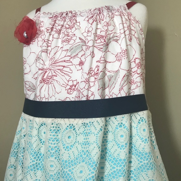 Moxie and Mabel Boho Vintage Style Girls Dress - Picture 5 of 11